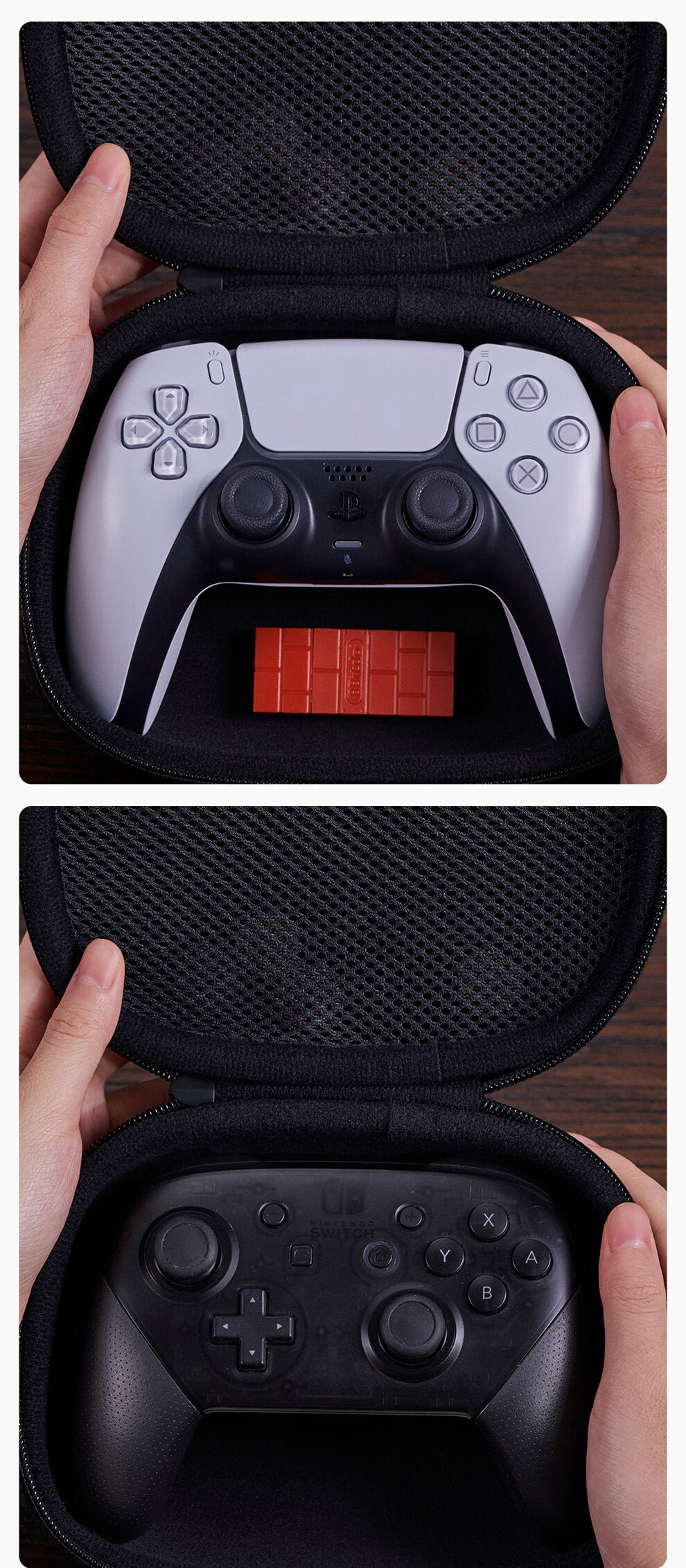8BitDo SN30 Pro+/Pro 2/Xbox/PS4/PS5/Switch/NS/Pro Universal Controller Carrying Case for Microsoft Sony Nintendo 7