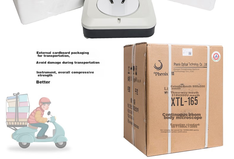Phenix XTL-165 Triocular Stereomicroscope Continuous Magnification Circuit Board Inspection, Mobile Phone Repair, Biological Dissectio 18