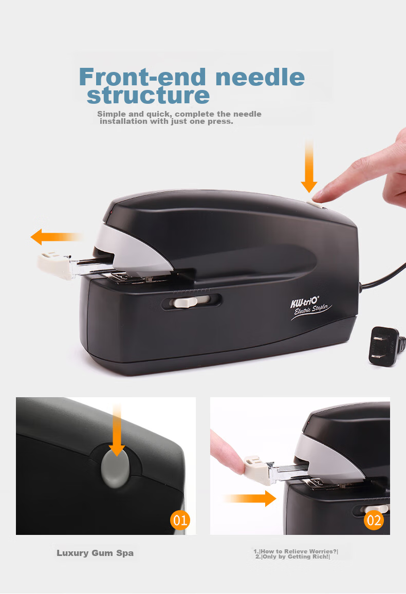 KW-Trio Electric Stapler with Intelligent Sensor, Fully Automatic Binding Machine, Can Staple up to 25 Pages 8