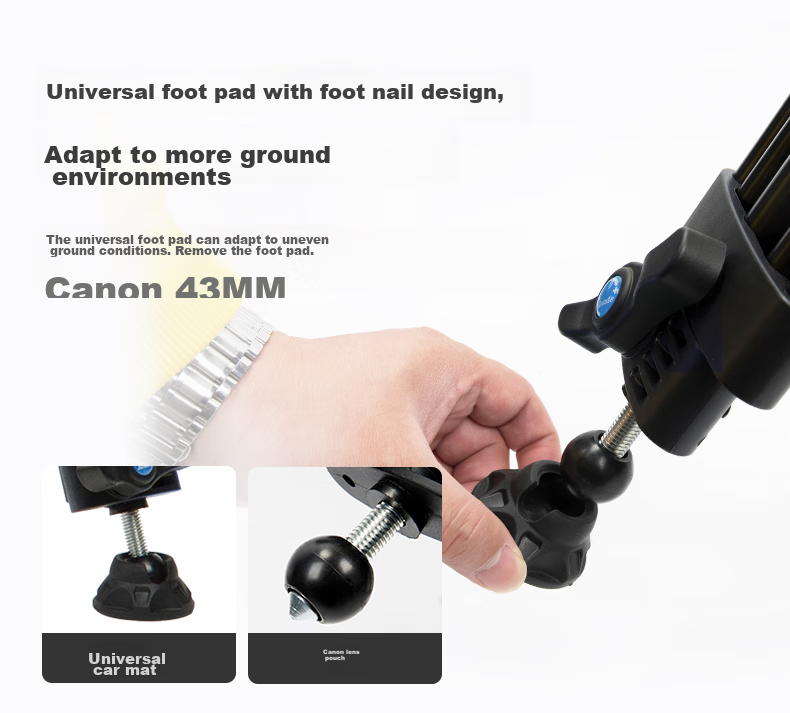 Fotopro FV888 Professional Photography And Videography Tripod, DSLR Camera Stand, Shooting Video Live Streaming Tripod, Hydraulic Head Kit, 1.8m/8kg 14
