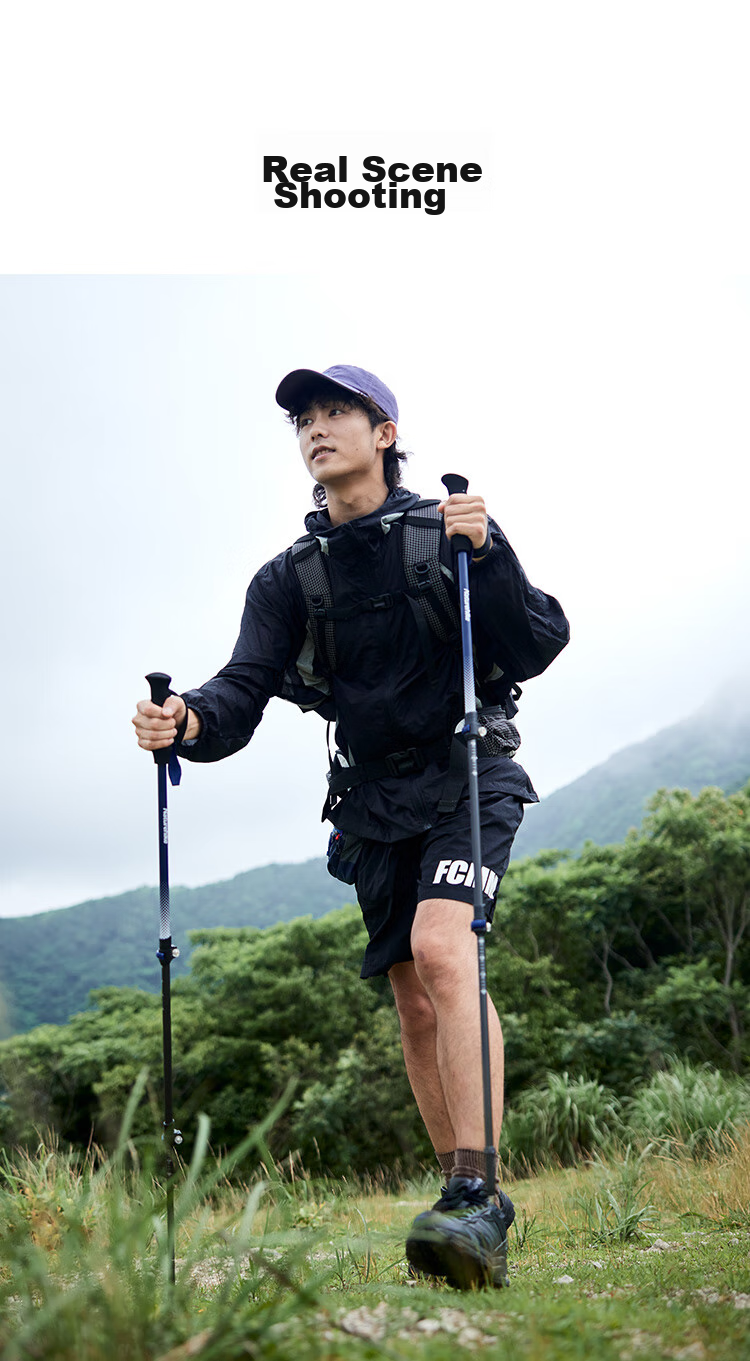 Naturehike Nuoke Chuxue EXT1 Trekking Pole, Carbon Fiber Hiking Poles, External Lock, Telescopic Carbon Ultra-Light Outdoor Climbing Equipment 9