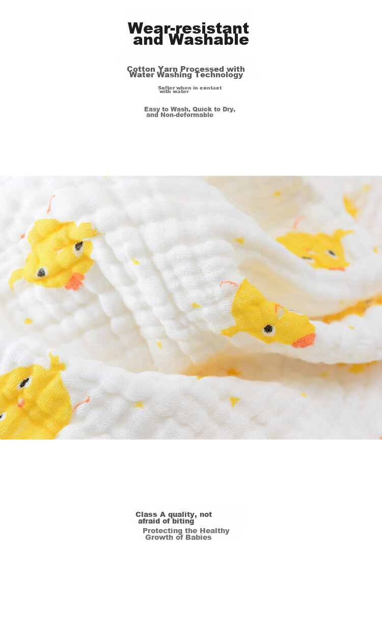 Grace Class A Pure Cotton Gauze Small Towel, Baby Six-Layer Bubble Gauze, Children's Towel for Wiping Water, Hands And Mouth, 6-Pack Sports 6