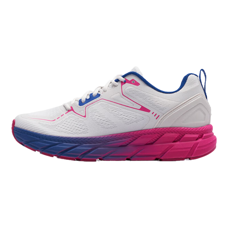 Huwaitegong R11 Shock-Absorbing Running Shoes, Breathable Aerobic Exercise Shoes for Men And Women, Lightweight Sneakers, Glass White, Size 42