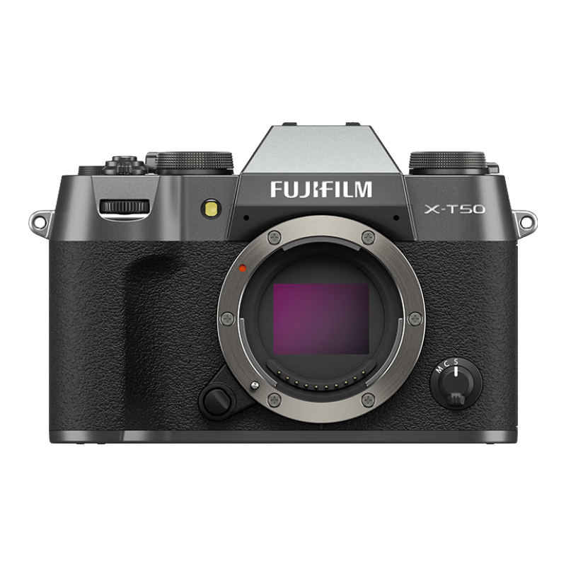 FUJIFILM X-T50/XT50 Mirrorless Camera Body 40.2MP 7-Stop 5-Axis Image Stabilization 20 Film Simulations Graphite Gray