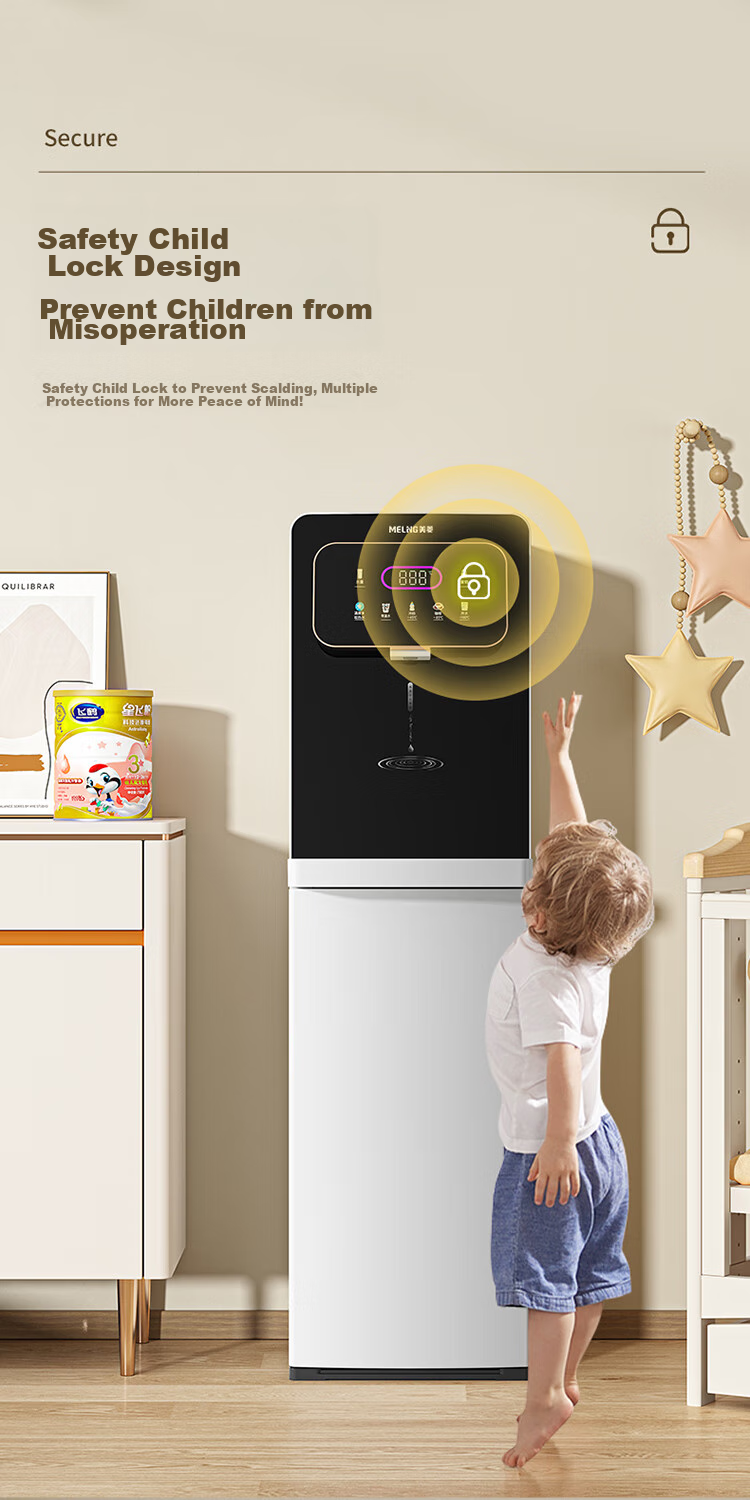 MeiLing Instant Hot Water Dispenser with Bottom-Loading Water Tank, Home Standing Quick-Heating Instant Drinking No Installation Required Fully Automatic Intelligent All-In Machine High-End White Water Dispenser MY-SX527 10