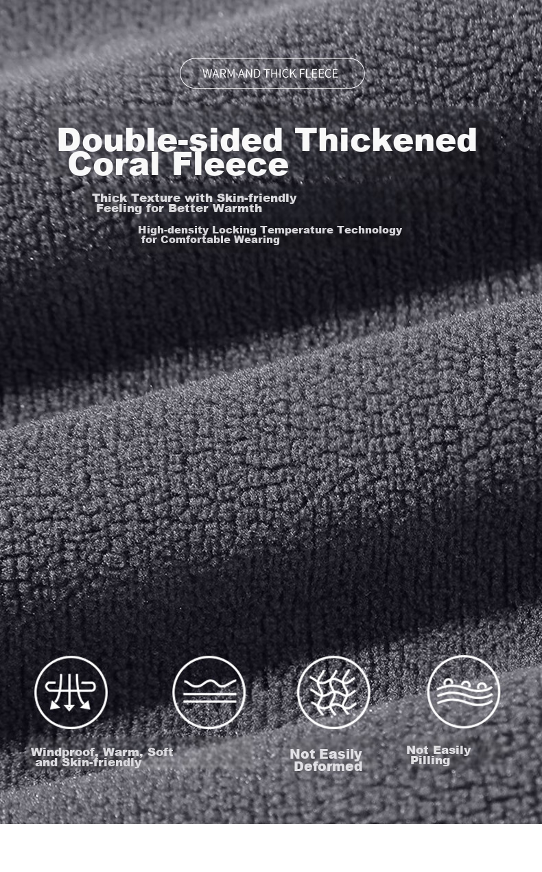 Jeanswest Winter Jacket for Men, Fleece-Lined Thickened Maillard And Down Hooded Jacket, Loose Casual Hoodie for Teenagers And Students 7