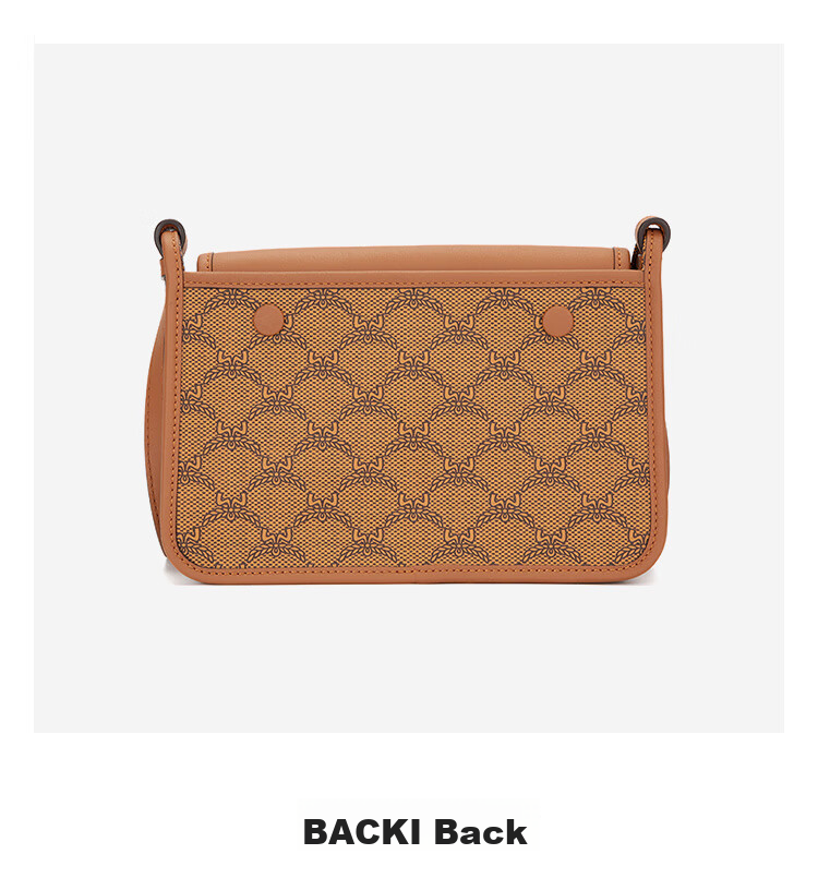 MCM HIMMEL Small Messenger Bag Shoulder Crossbody Bag Commuter Handbag for Women, Cognac Color 5