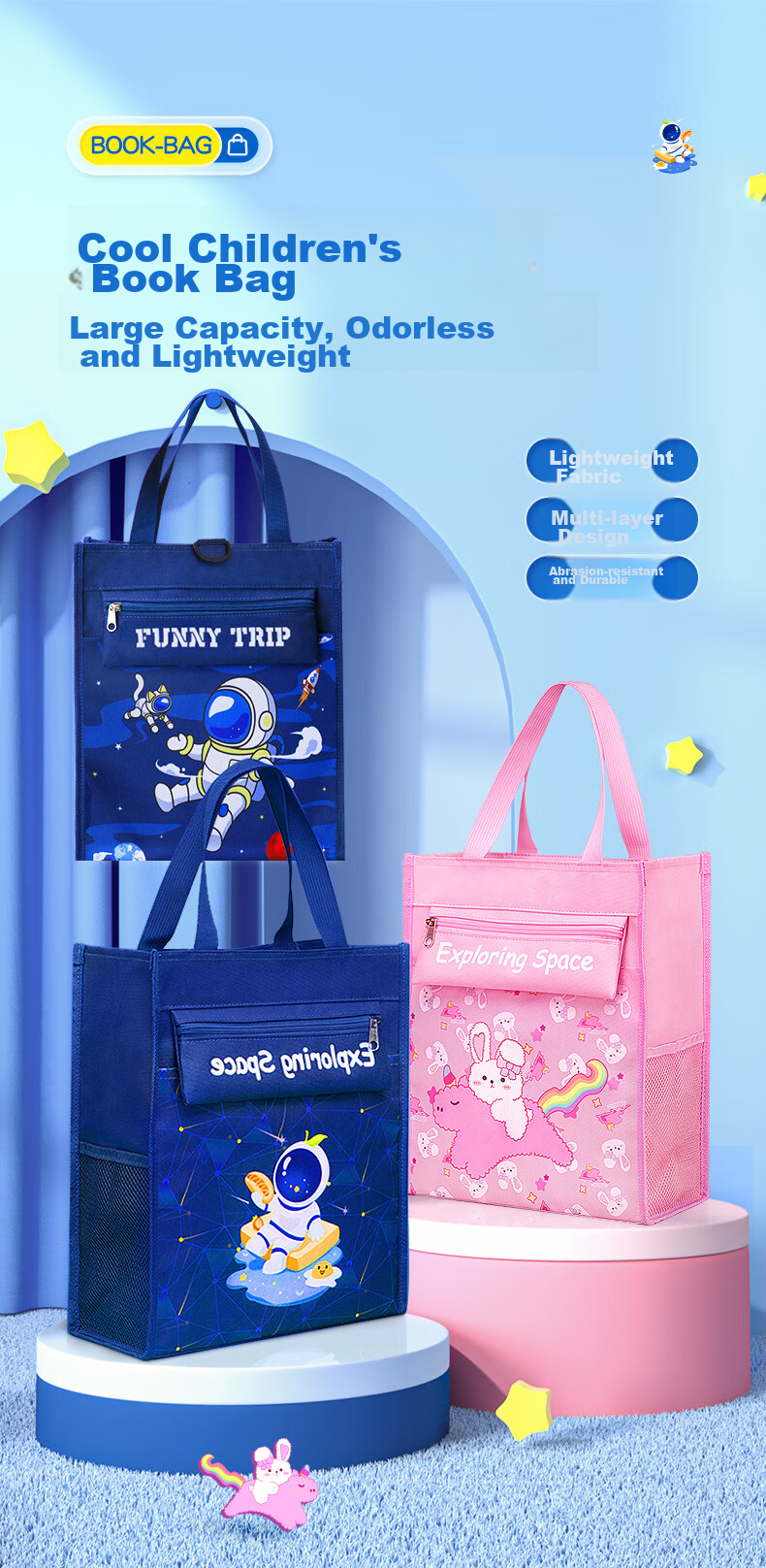 Maotaizi Transparent Mesh Tutoring Bag, Thickened Handbag with Large Capacity for Homework And Documents, Flip-Top Design, Specially for Middle School Students' Exams, Winter Vacation Tutoring Storage Bag, Subject-Specific Tutoring Pouch 3