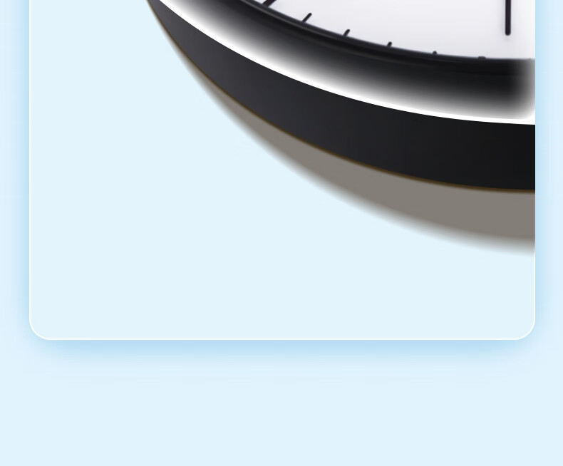 POLARIS Wall Clock, Living Room Timepiece, Simple Home Perpetual Calendar, Temperature Display, 35cm Black 6