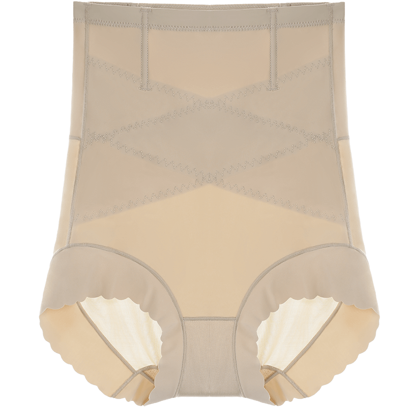 Moonbadi Women's Slimming Shapewear Shorts with High-Waist Band, Invisible Tummy Control, Breathable And Lightweight Triangle Panties