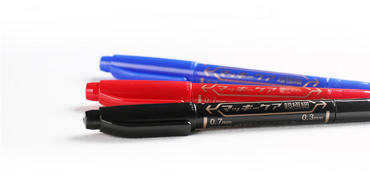ZEBRA Retractable Marker Pen, Oil-Based Colorful Marker/logistics Chalky Pen/signature Pen, P-YYSS6, Gree 9
