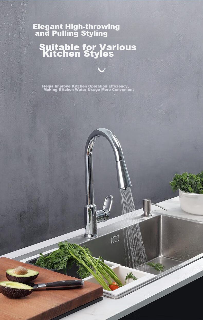 Kohler Kitchen Faucet Taoli High-Arc Pull-Out Faucet Copper Alloy 24339T Upgraded Version 11