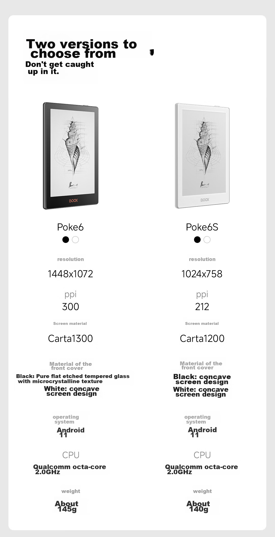BOOX Poke7 Pro 6-inch E-Reader E-Ink Screen Electronic Paper Small Portable Reading Tablet Starry Sky 7