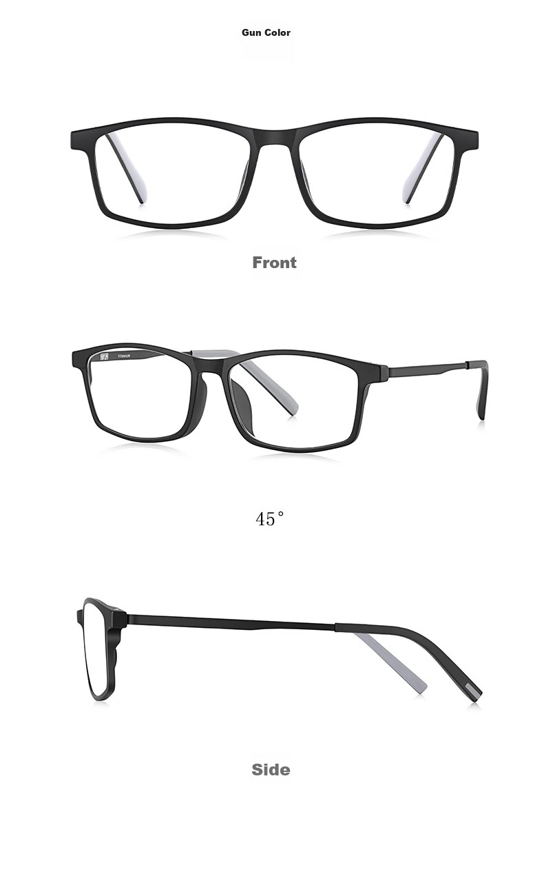 BUZZ Anti-Blue Light Reading Glasses for Men, High Definition Japanese Imported Lenses, Ultra-Light Titanium Frame Reading Glasses for Women, Elderly, And Fathers 15