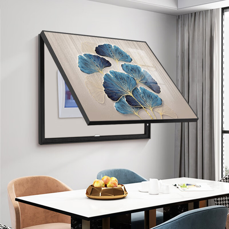 Long Time No See Electric Meter Box Decorative Painting High-End Circuit Breaker Box Hanging Art Electric Box Cover Plate No-Drill Distribution Box Concealment Wall Art