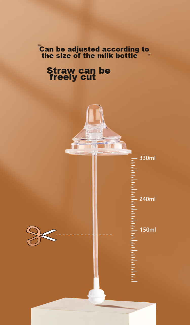 DOCTOR MA Compatible Square Bottle Accessory with 11-Word Hole Straw, for 6 Months And Above (Compatible with Various Square Bottles) 8
