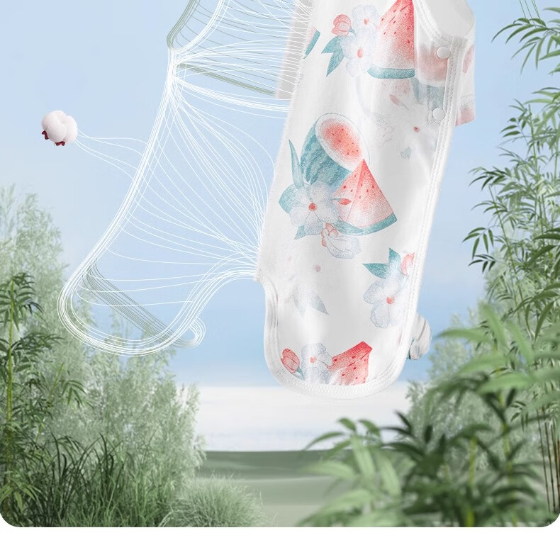 Betis Baby Belly Protector Summer Gauze Infant Bellyband Newborn Clothing Anti-Cold Vest 6