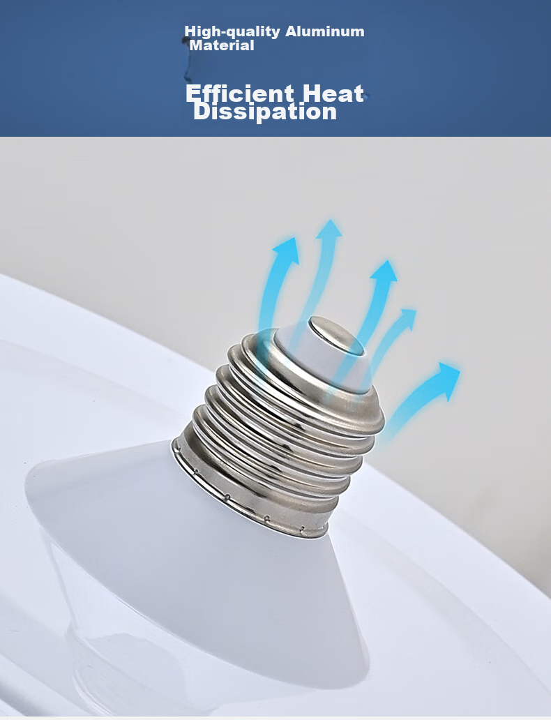 CHNT LED High-Power Bulb, UFO Light, Energy-Saving E27 Screw Base Globe Lamp, for Home And Commercial Use, 30W Cool White Light 3