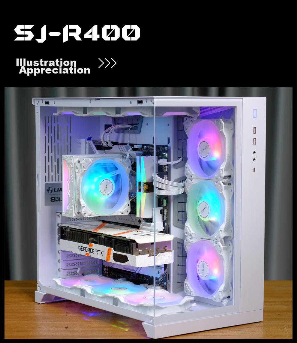 TCOMAS Titanium Zirconium R400 White CPU Air Cooler with 4 Heat Pipes, 245W Thermal Dissipation, ARGB Lighting Sync, 2500 High RPM Fan, Compatible with AM5/AM4/AM3 2