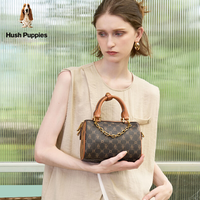 Hush Puppies Women's Handbag, Shoulder Bag, High-End Classic Monogram Large Capacity Tote Bag, Gift for Girlfriend Or Wife