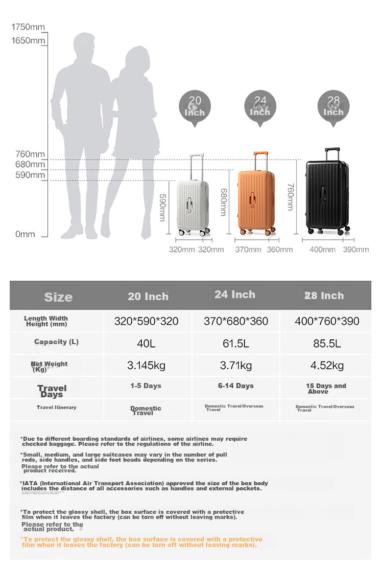 AMERICAN TOURISTER Luggage, 24-Inch Deep Compartment Suitcase, Travel Case with Large Capacity, Password Lock, Celebrity Style, BB5 Blue-Gray Color 11