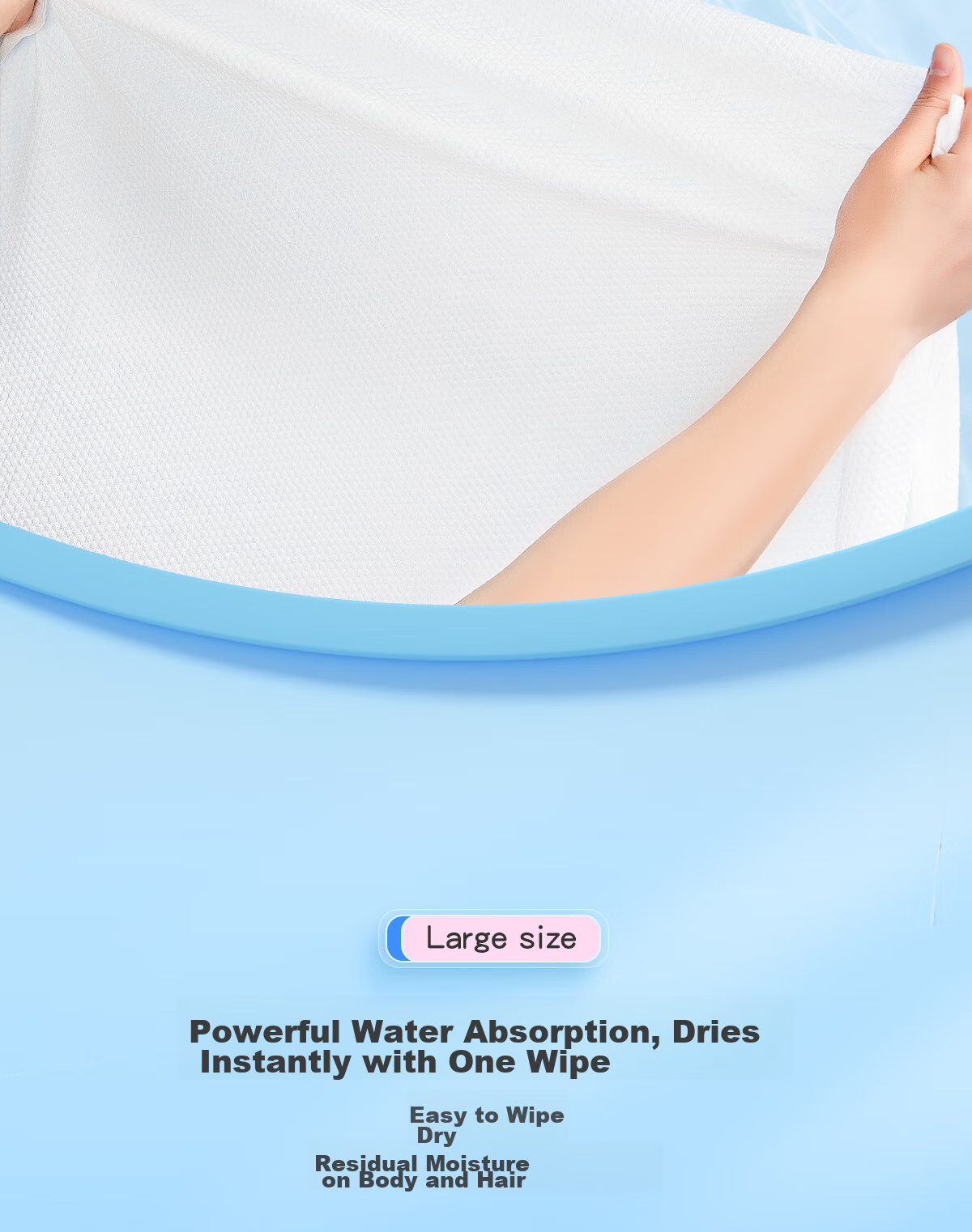 Mianzhirun Disposable Bath Towels, Pack of 10, Thickened Large Size [70*140cm], Individually Wrapped, Portable Bath Towels for Travel And Business Trips 6