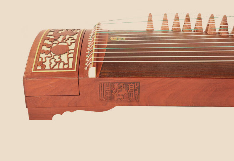 Dunhuangpai Guzheng, Intermediate Level Performance Guzheng for Grading Exams, Shanghai National Musical Instrument Factory No. 1, Shuanghe Chaoyang 694DQ 12