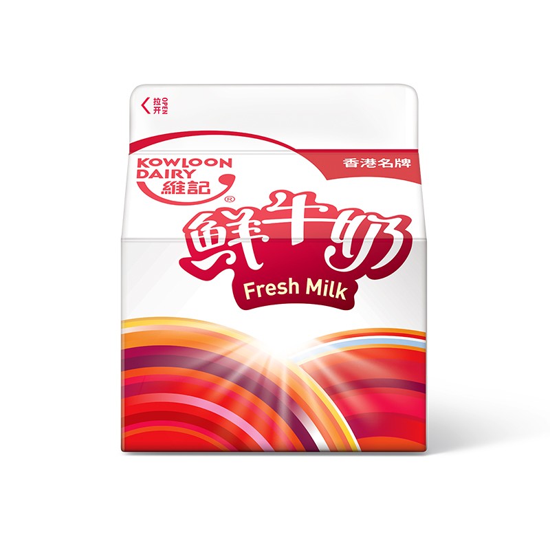 维记 巴氏杀菌 236ml×4盒 鲜奶鲜牛奶