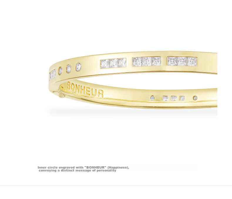 APM Monaco BONHEUR Morse Code Bracelet, Birthday Gift for Girlfriend, Wife, Or Boyfriend 3