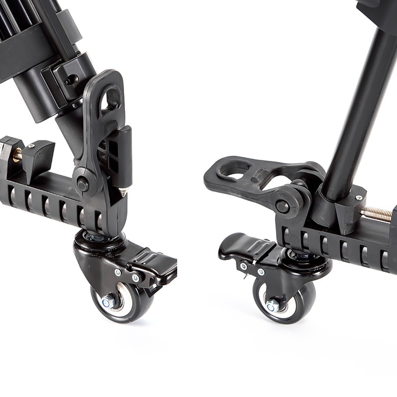 Milibo MJL Professional Tripod Caster Wheel, Camera Tripod Base Roller, Universal Caster Foot