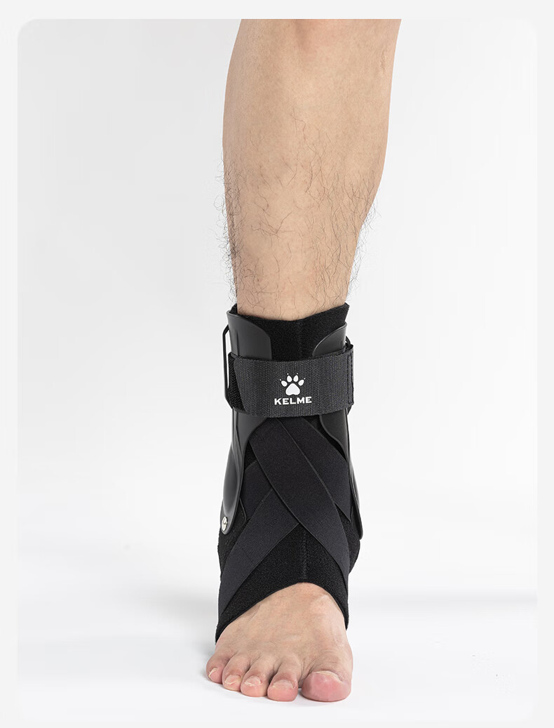 KELME Basketball Ankle Support, Lightweight And Compressive, Anti-Sprain, for Men And Women, Football Sports Protection Gear, Black, Size M (1 Piece) 6