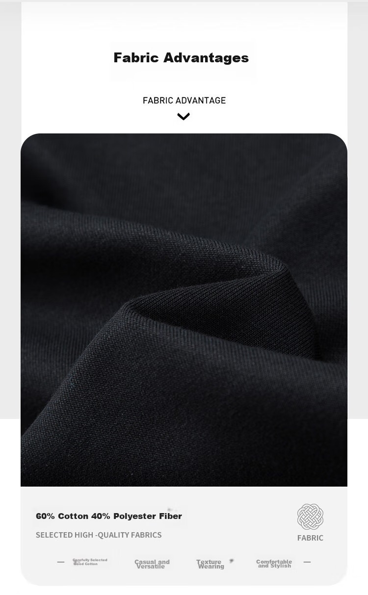 JEEP Sweatshirt for Men, Loose Embroidered Crew Neck Long-Sleeve T-Shirt, Casual Sportswear for Men's Clothing 102, Navy Blue, Size L 3