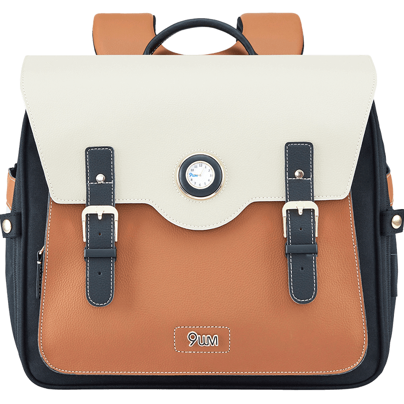 9UM Schoolbag for Primary School Students Grades 1-4, Boys And Girls, Lightweight with Safety Air Cushion, Children's Cambridge Bag U2174 Classic Brow