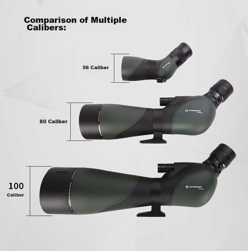 Bresser Zhengtu 9-27x Large Aperture Monocular High Magnification High Definition Low Light Night Vision Bird Watching Telescope, Professional Grade Waterproof Telescope 11