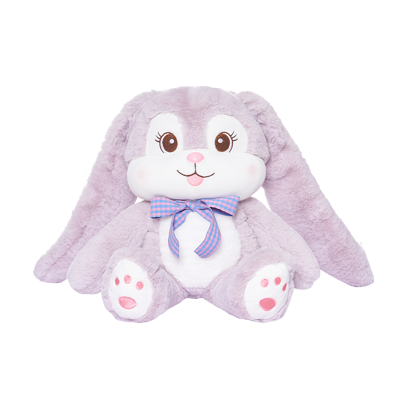 HAI HUI HOME, Internet-Famous Transformable Beauty Rabbit Plush Toy, Pull-Ear Rabbit Stuffed Animal, Extendable Creative Gift Doll, 75cm