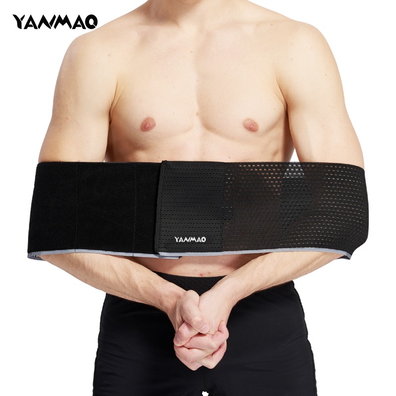 Спортивный пояс-корсет Yanmao для мужчин, утягивающий живот, дышащий, для поддержки талии