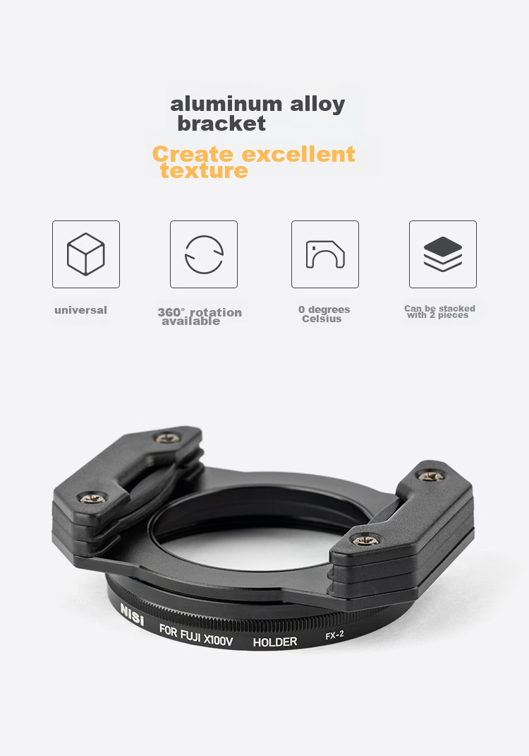 NiSi Fuji X100vi UV Filter, Black Model, FTSV Series, UV Protection Filter for DSLR And Mirrorless Digital Cameras, No Adapter Ring Required for Direct Installatio 7