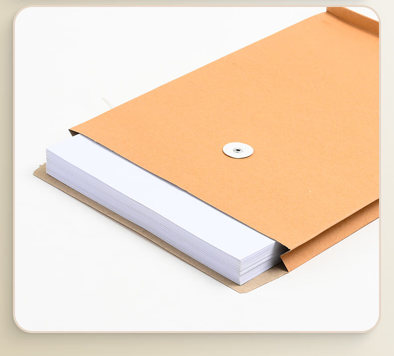 Taidang 25-Pack 4cm Thickened 250g Kraft Paper File Folders A4 Document Bags Contract Storage Bags TA02107-25 15