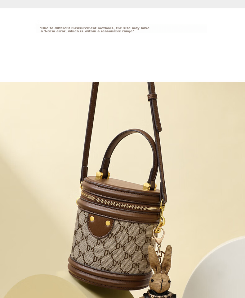 Aiqinghai Handbag, Women's Bucket Bag, Crossbody Shoulder Cylindrical Phone Bag, Niche Birthday Mother's Day Gift, Practical Present for Mom 22