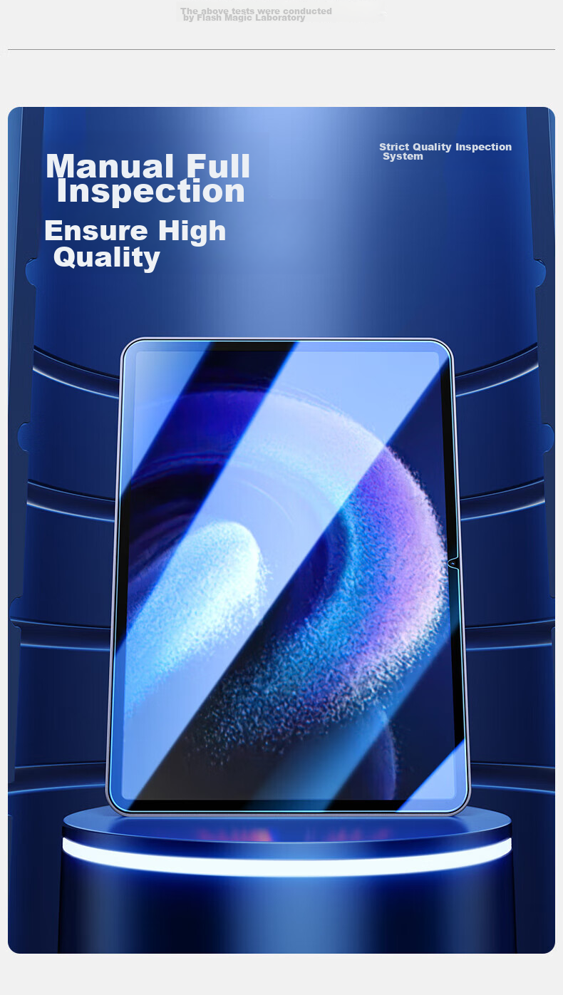 Shanmo Tempered Glass Screen Protector for Xiaomi Pad 7S Pro, 12.5-Inch, 2025 Model, Full Coverage High Definition Anti-Fingerprint Protective Film 19