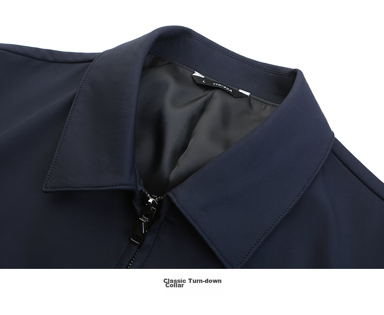 Hengyuanxiang Administrative Jacket for Men, Spring And Autumn Season, Middle-Aged Men's Business Casual Dad's Outerwear, Middle-Aged And Elderly Men's Clothing, Lapel Top 27