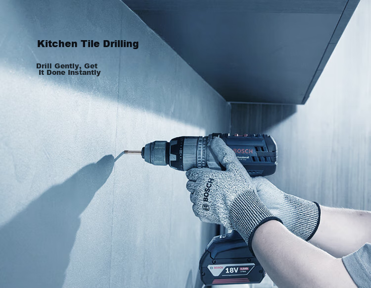 BOSCH Brazing Diamond Tile Hole Drilling Bit, 8mm 5