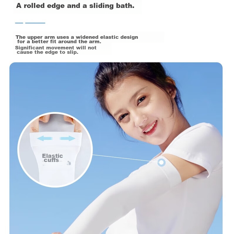 Li-Ning Ice Silk Cooling Arm Sleeves for Men And Women, Sun Protection Arm Covers, Summer Cycling Fishing Driving Sun Protection UV Protection Cool Arm Guard 15