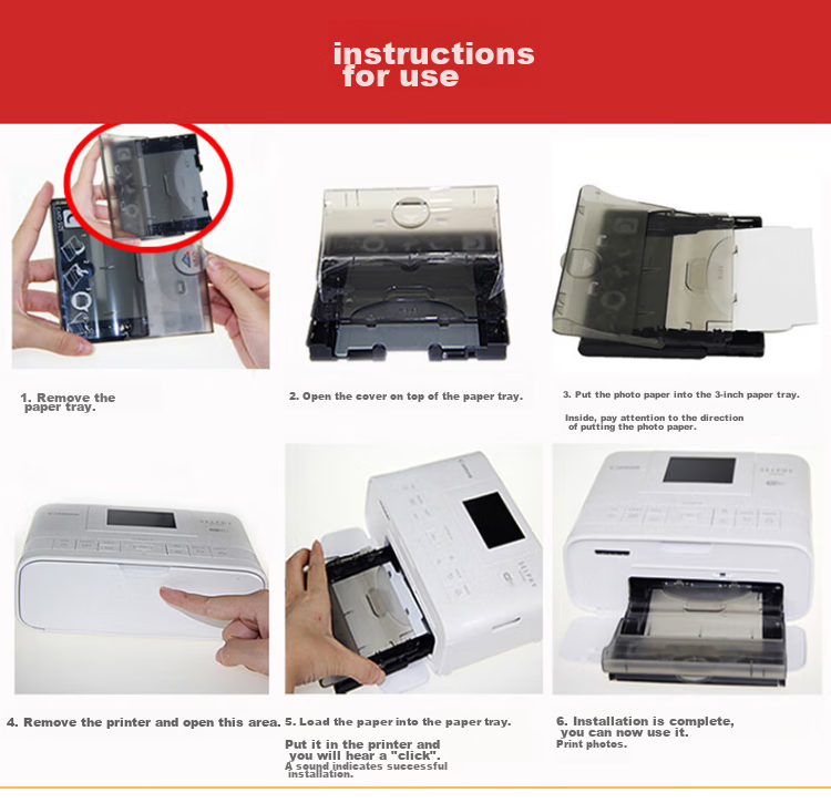 Canon KP-108IN (108 Sheets/box with Three Ribbon Cartridges), Original 6-Inch Photo Paper, Compatible with CP Series Color Mobile Phone Photo Printers 17