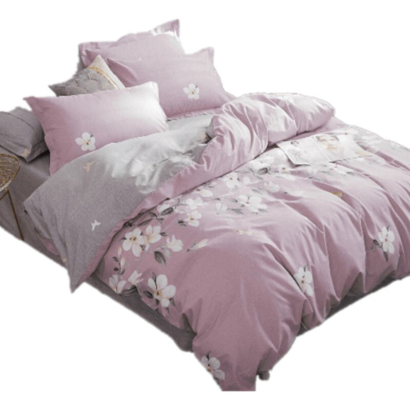 花雨伞床上四件套花色随机