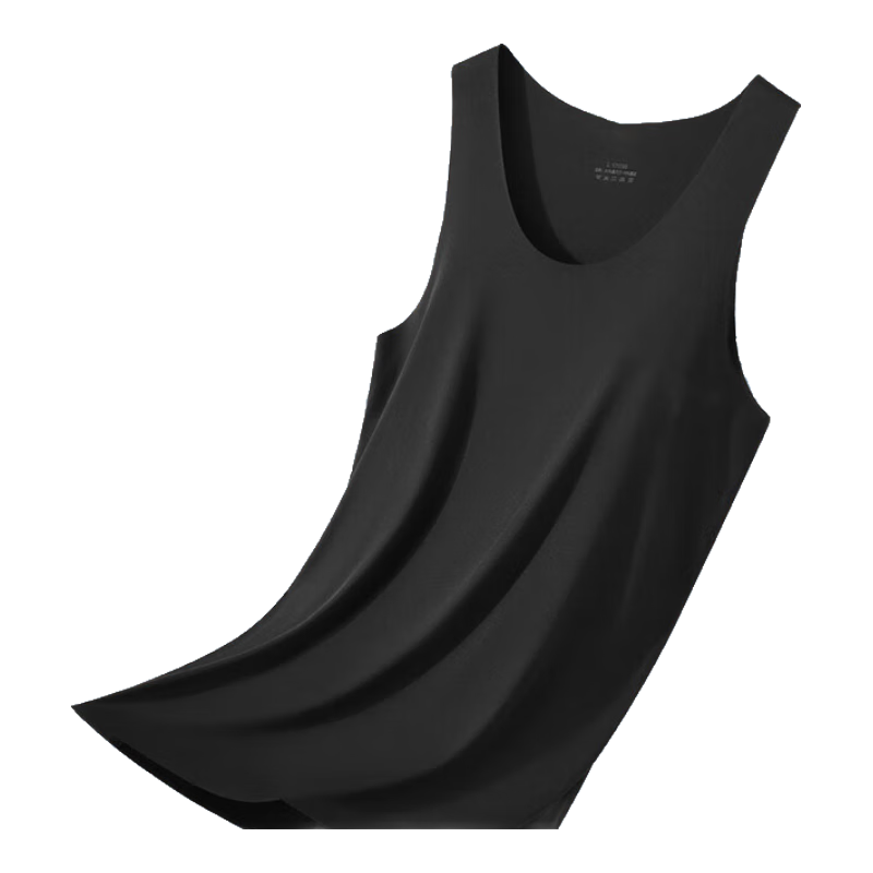 LangSha Men's Tank Top, Summer 7A Antibacterial Ice Silk Seamless Modal Thin Sleeveless Athletic Undershirt