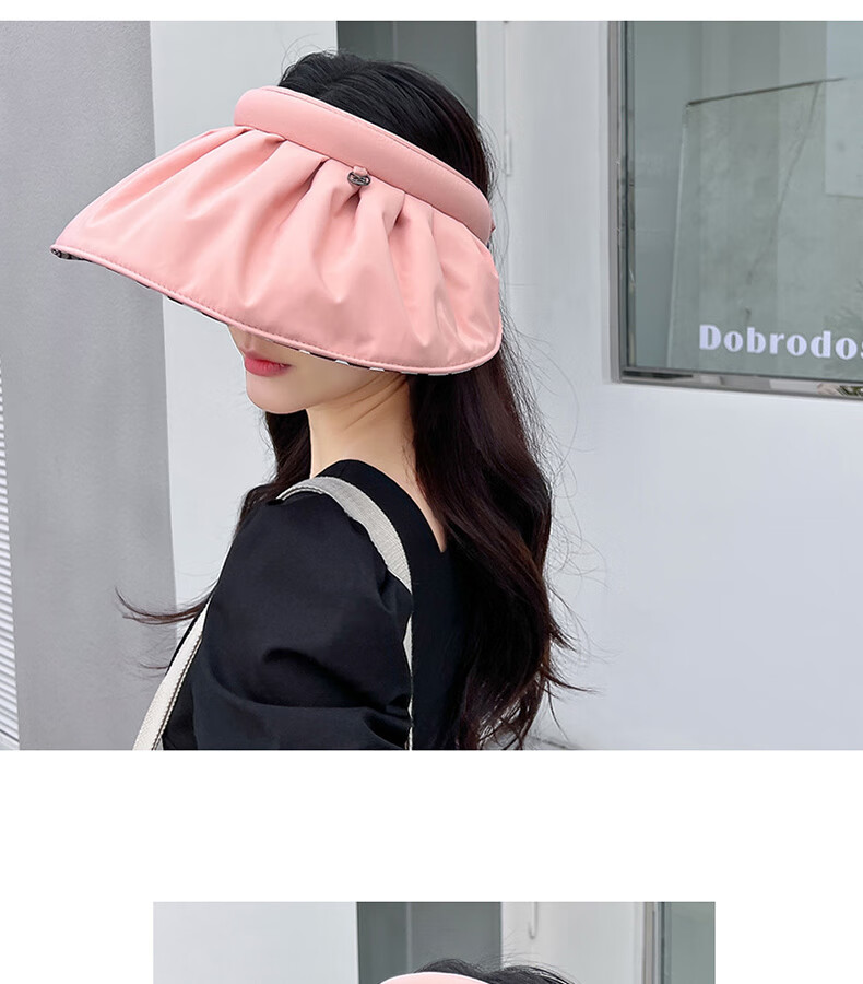 XUEXIMAN Sun Hat for Women, Visor Cap for Travel, Face-Covering Versatile Sunhat, Beach Shell UV Protection Hat for Wome 22