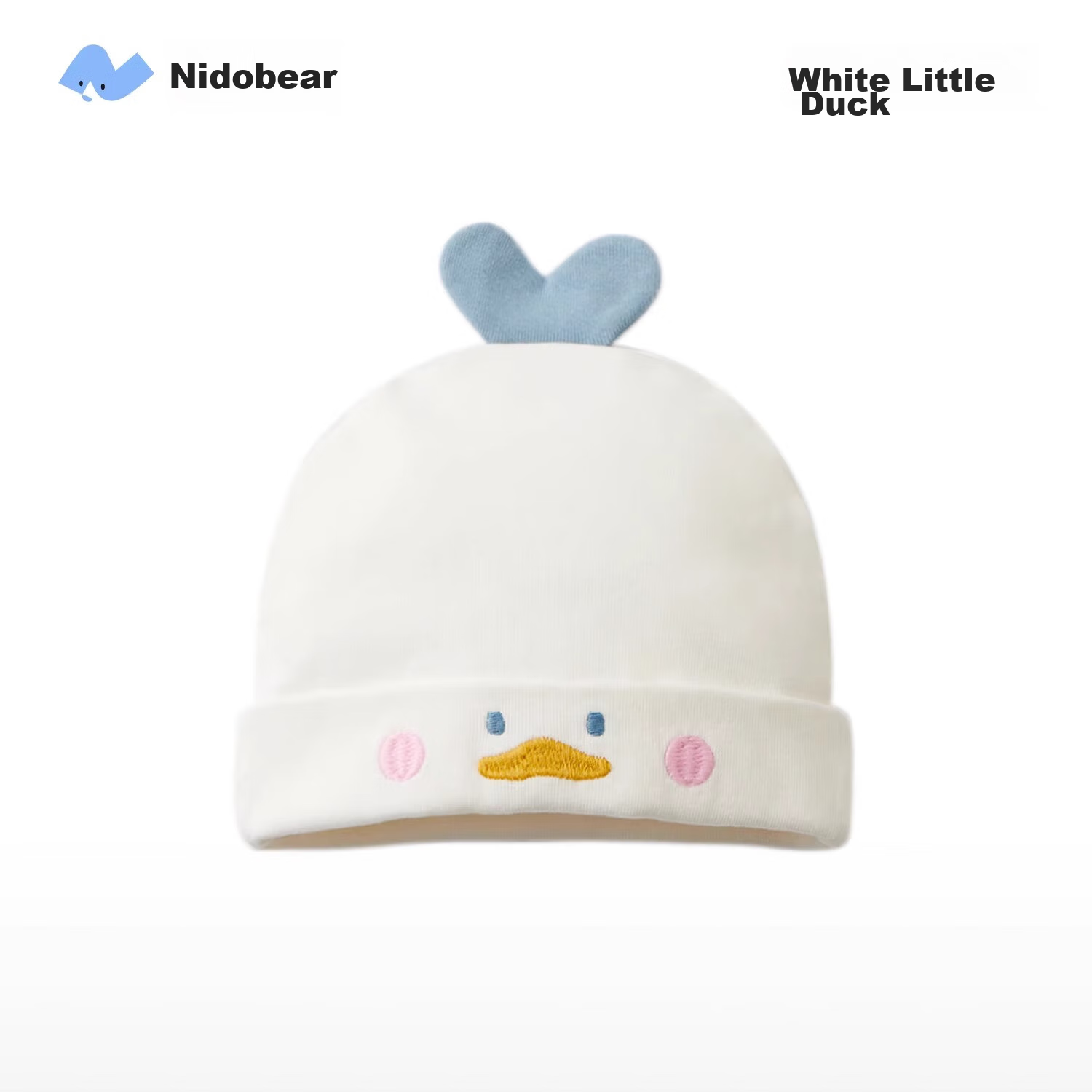 Niduoxiong Baby Hat, Newborn Cap, Infant Hat, Double-Layer Fontanelle Cap, 0-3 Months, Small Age Infant And Toddler Cap