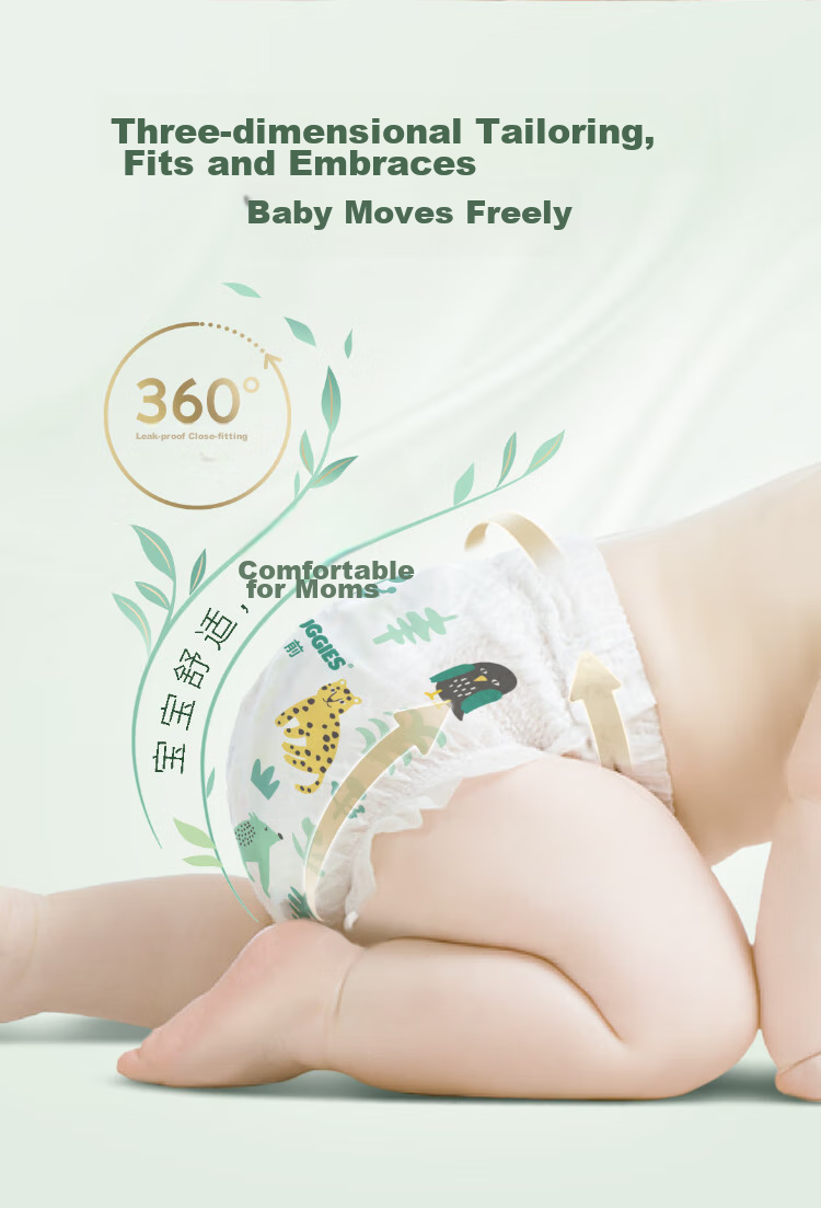 Huggies Forest Whisper Pull-Up Pants L36 (9-14kg), Diapers [Tea Tree Extract] 10