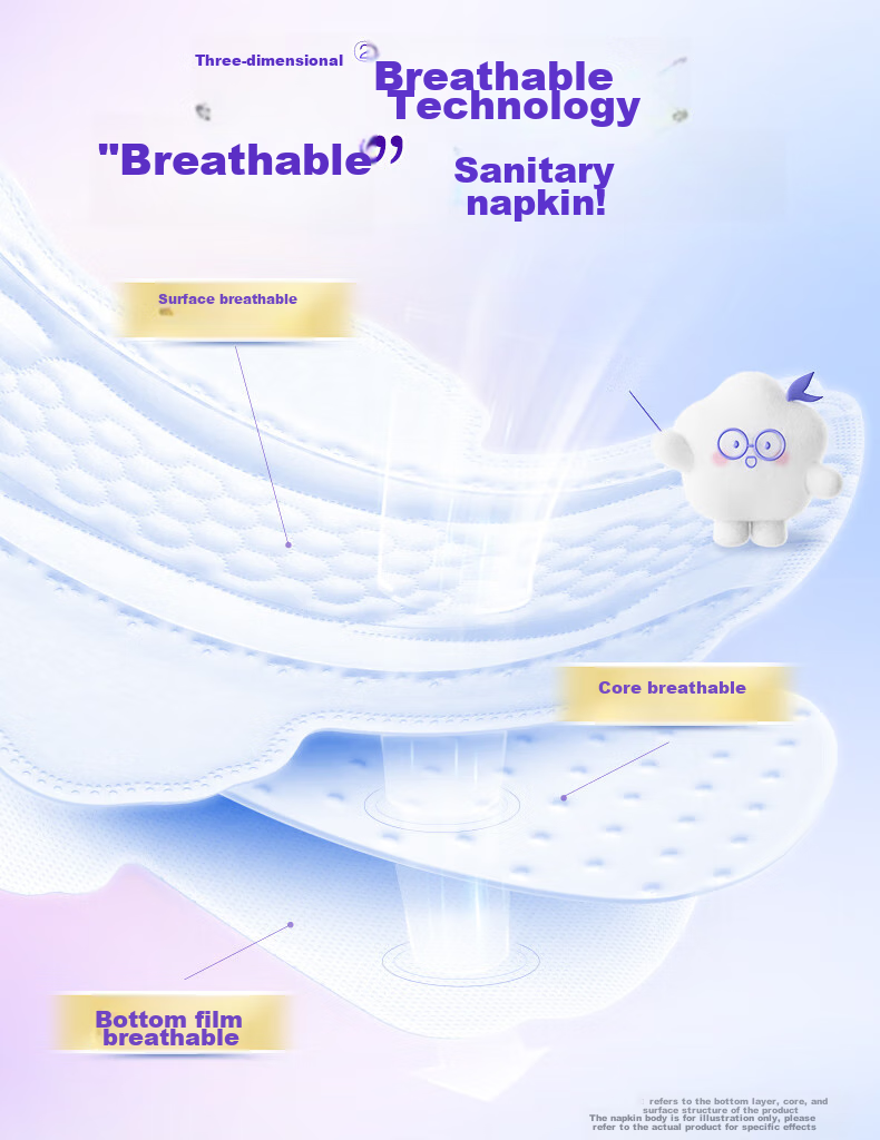 Jieting Sanitary Napkins Combination Breathable Quick-Absorbing Leak-Proof Menstrual Pads 245mm 80 Pieces Sold by JD Official Flagship Store 5